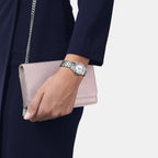 Classic Women Quartz White Dial Analog Stainless Steel Watch T1292101101300