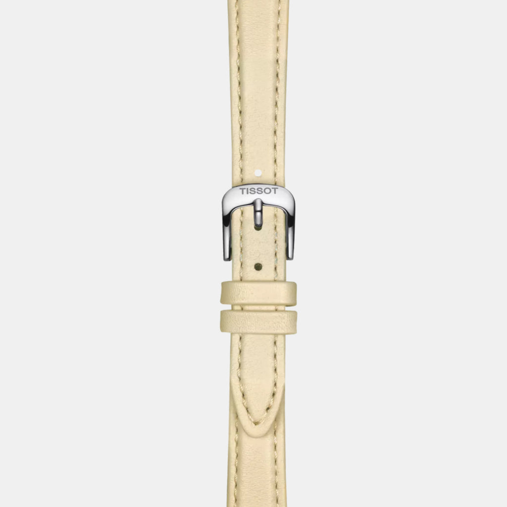 Classic Dream Women Quartz White Mother Of Pearl Dial Analog Leather Watch T1292101611100