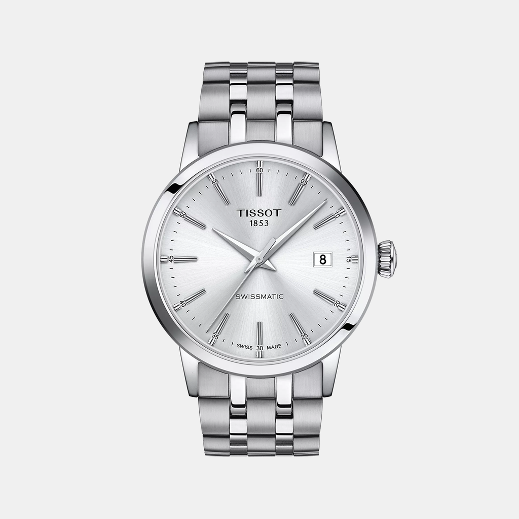 Tissot Round Silver Analog watch