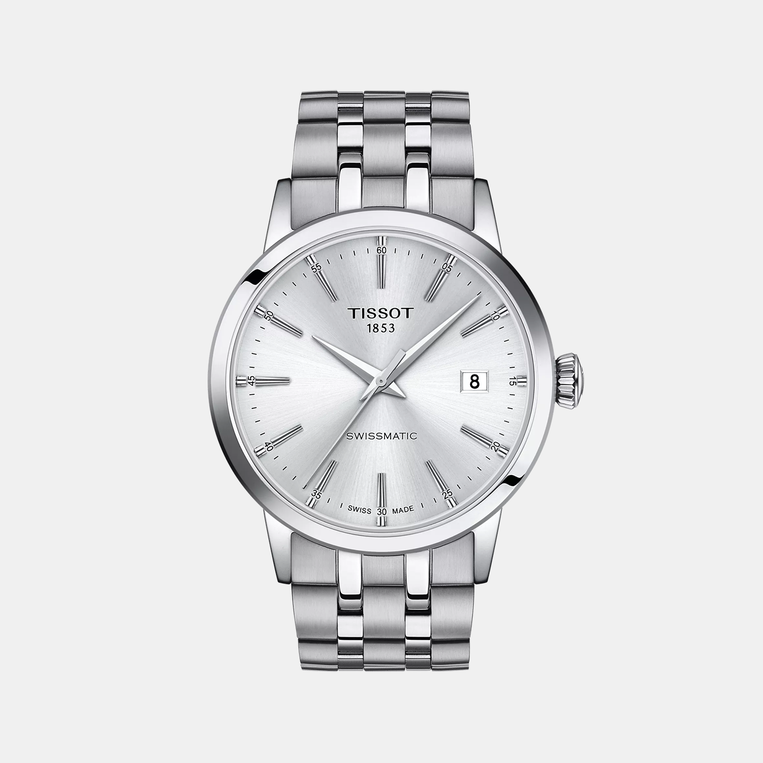 Tissot Round Silver Analog watch