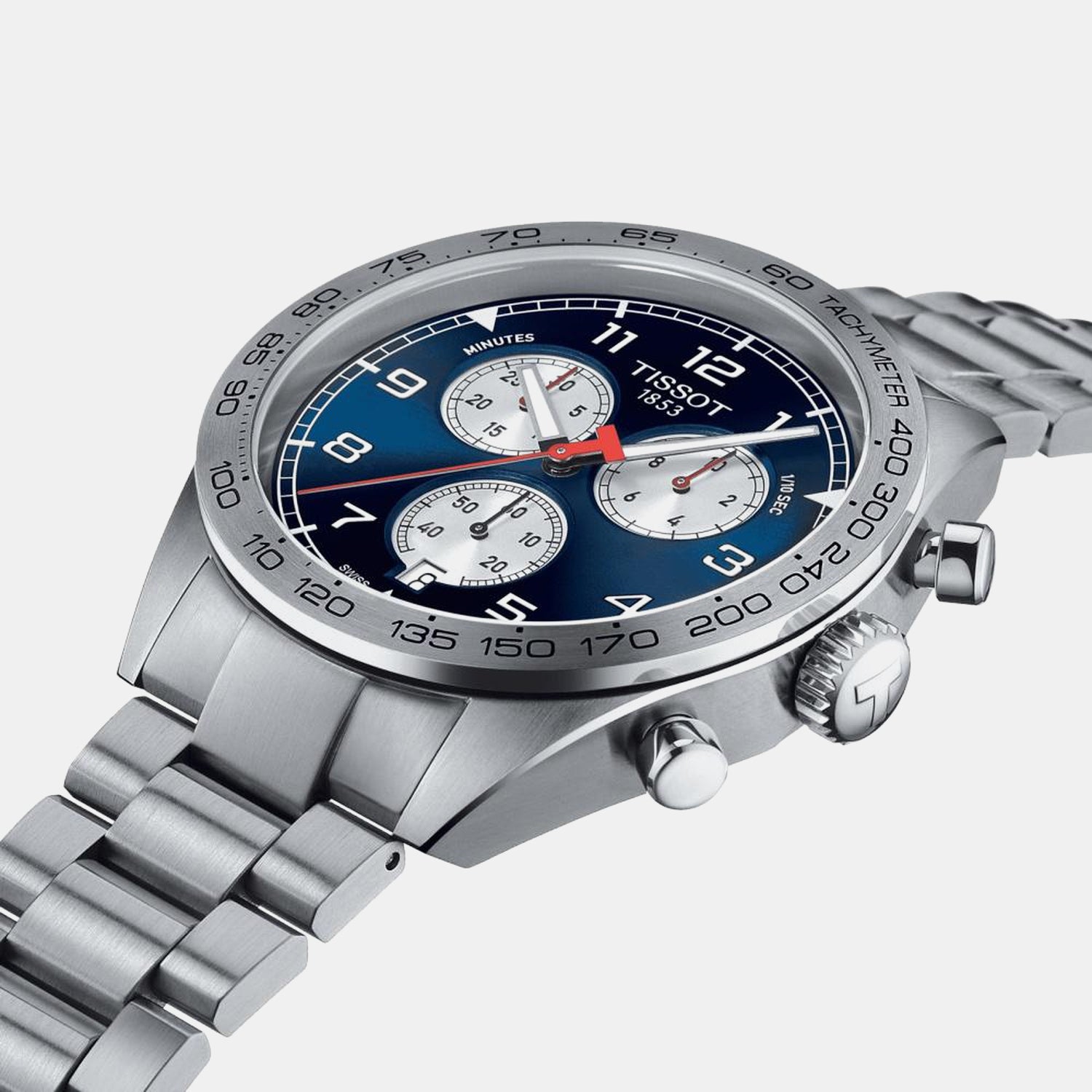 PRS 516 Men Quartz Blue Dial Chronograph Stainless Steel Watch T1316171104200