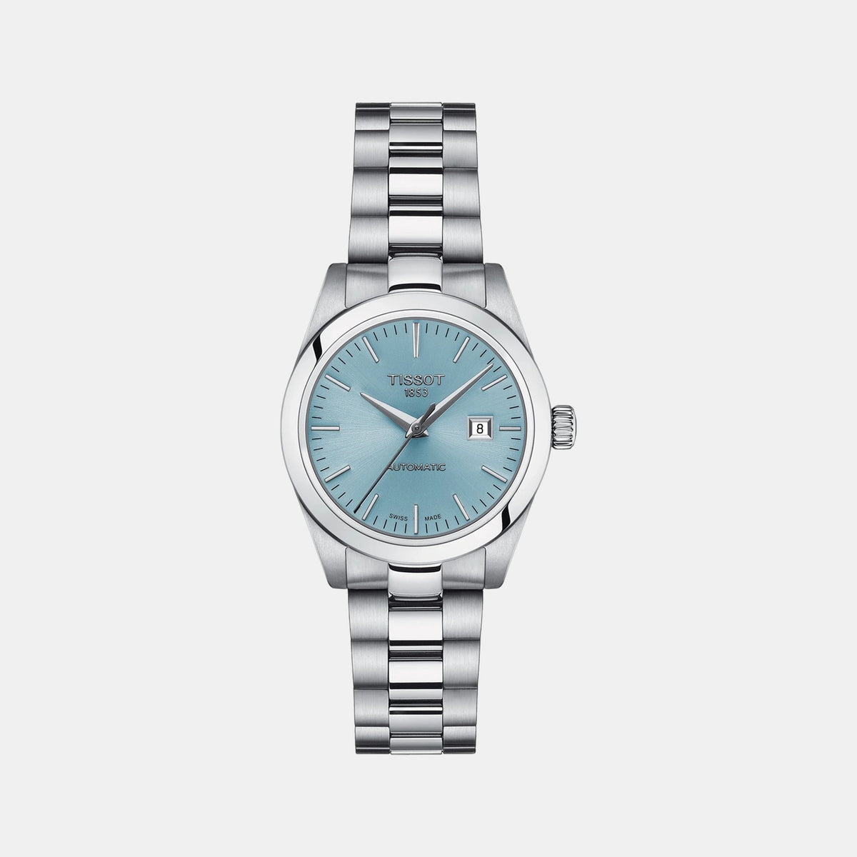 T-My Lady Women Automatic Blue Dial Analog Stainless Steel Watch T1320071135100