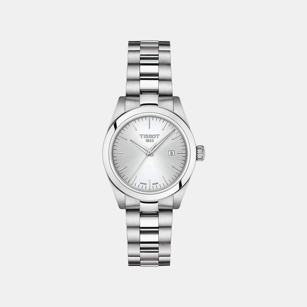 T-My Lady Women Quartz Silver Dial Analog Stainless Steel Watch T1320101103100