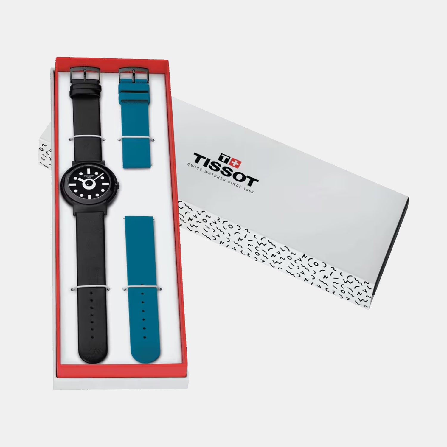Heritage Memphis Men Quartz Black Dial Analog Synthetic Watch T1344103705100