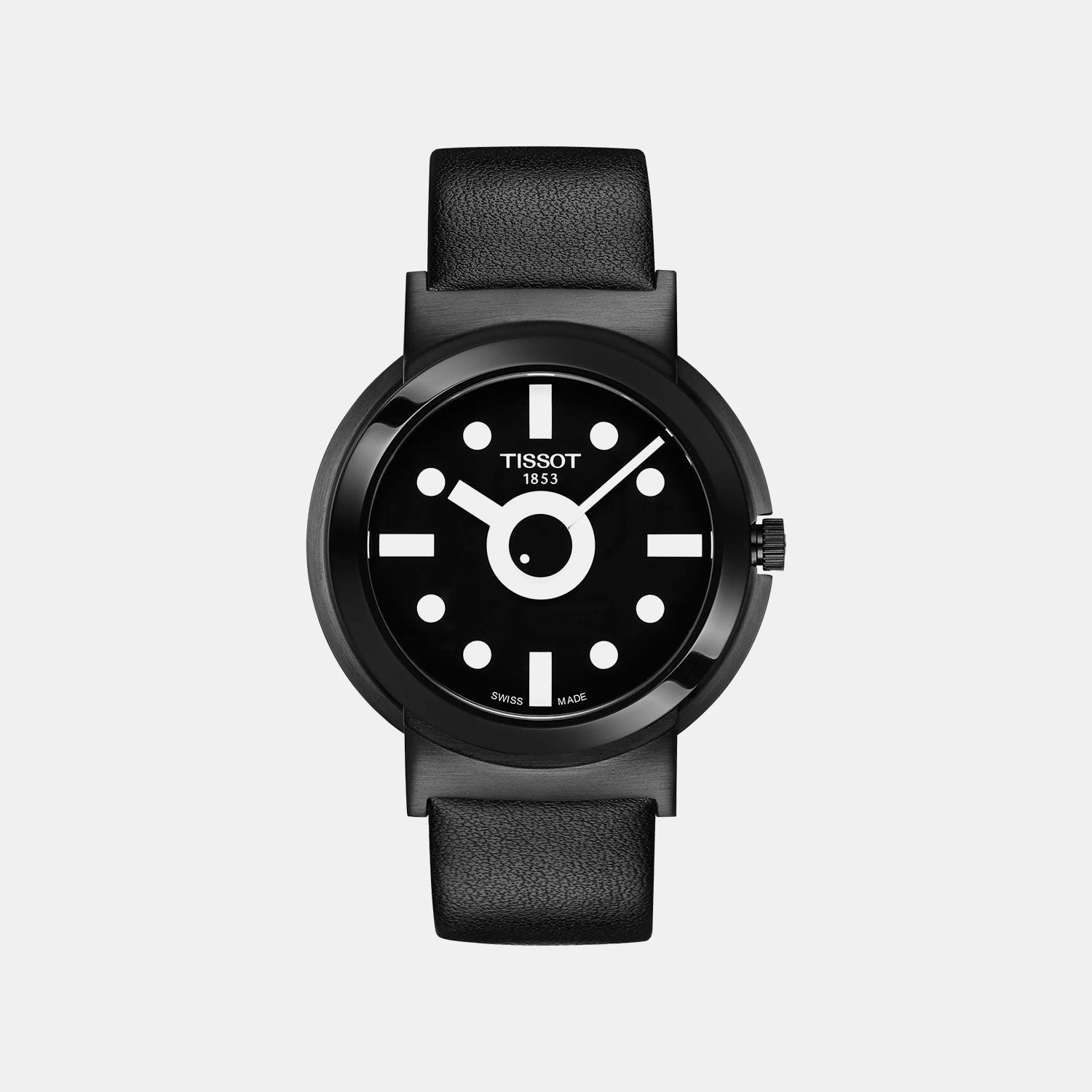 Heritage Memphis Men Quartz Black Dial Analog Synthetic Watch T1344103705100