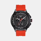 Tissot Round Black Chronograph watch