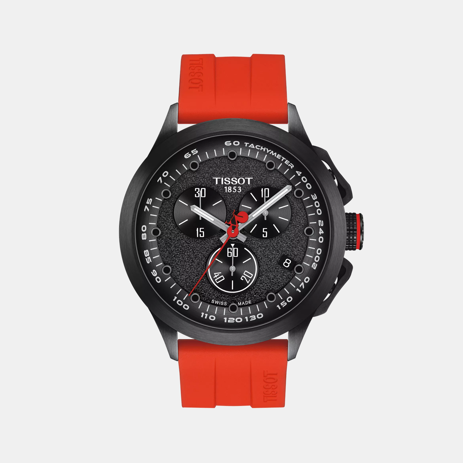 Tissot Round Black Chronograph watch