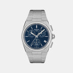 Prx Men Quartz Blue Dial Chronograph Stainless Steel Watch T1374171104100
