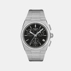 Prx Men Quartz Black Dial Chronograph Stainless Steel Watch T1374171105100