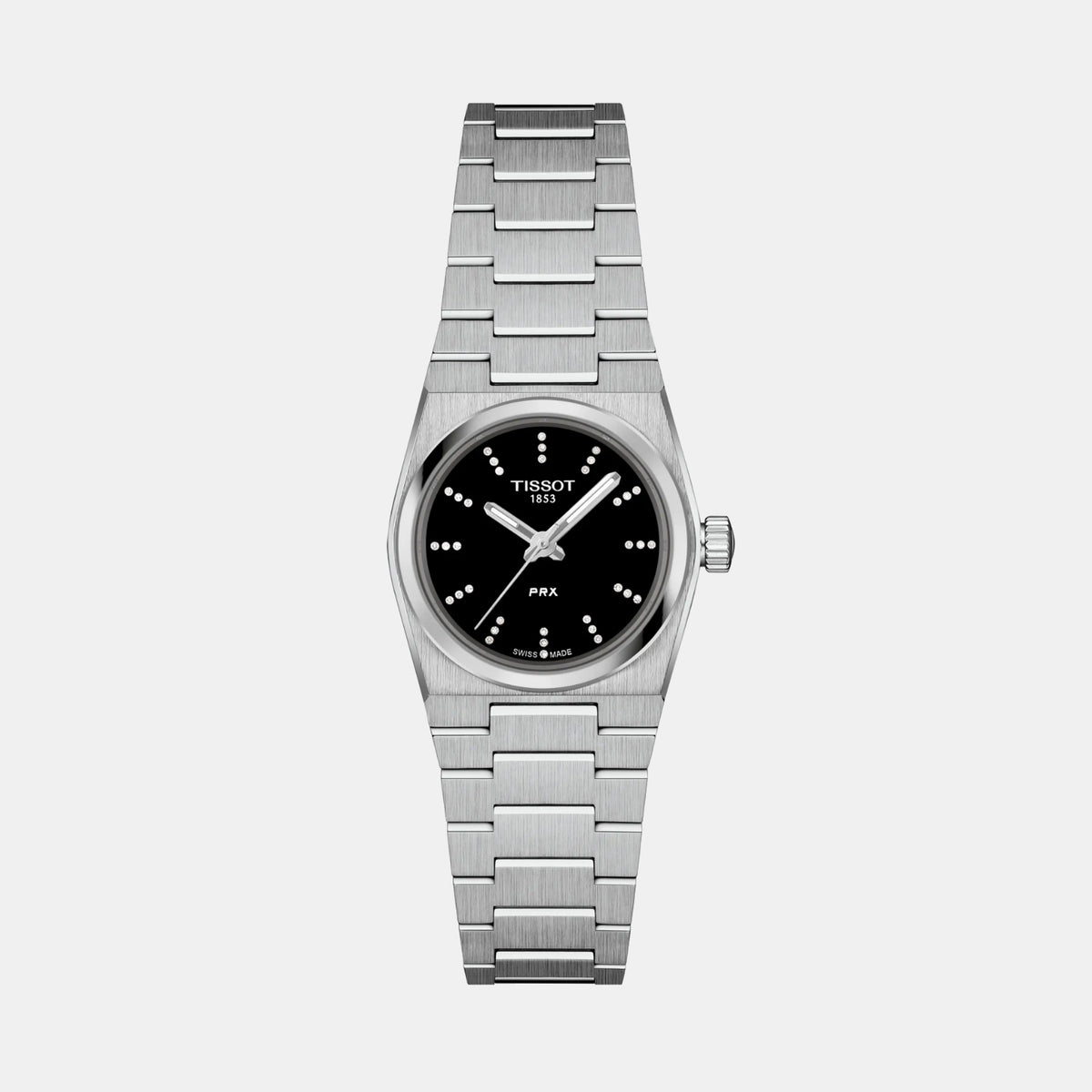 PRX Women Quartz Black Dial Analog Stainless Steel Watch T1370101105600