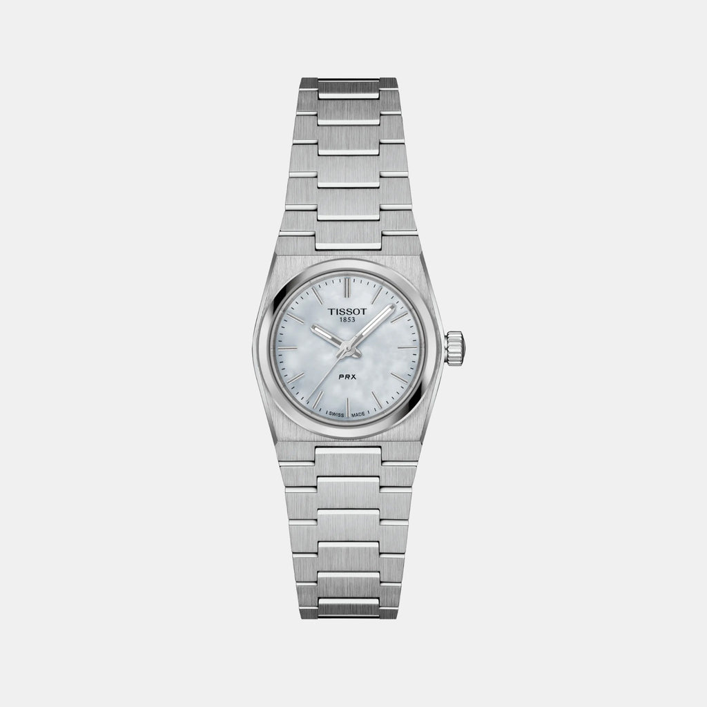 Tissot Round White Mother Of Pearl Analog watch