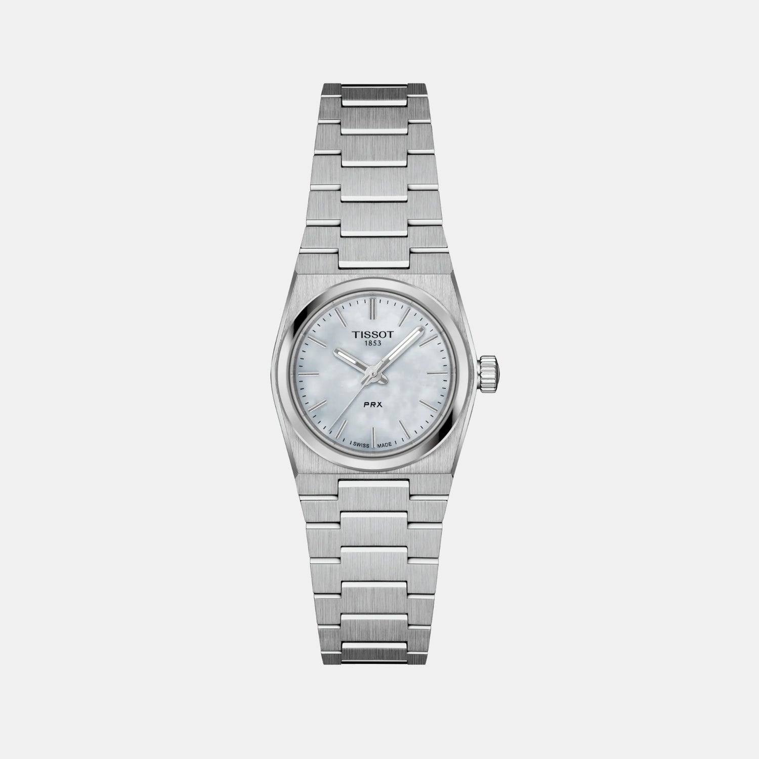 Tissot Round White Mother Of Pearl Analog watch