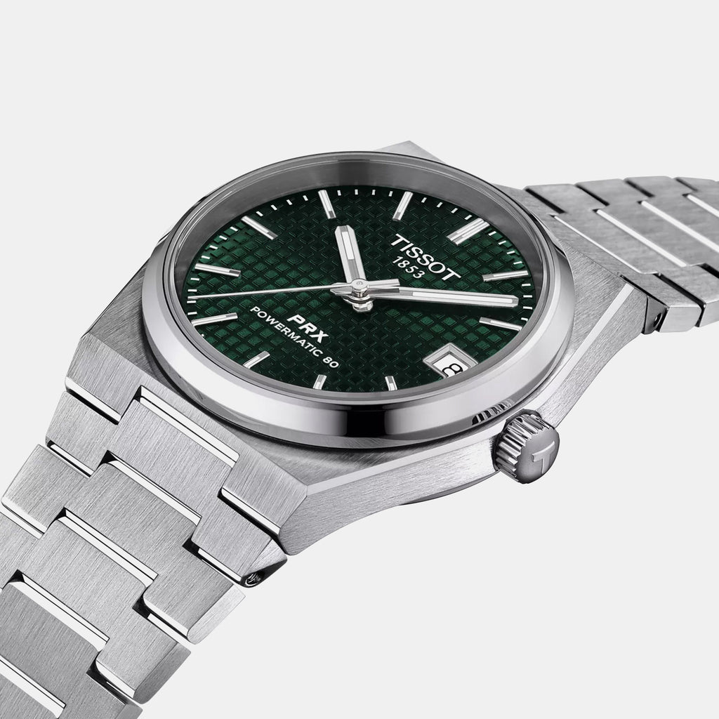 PRX Women Automatic Green Dial Analog Stainless Steel Watch T1372071109100