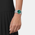 PRX Women Quartz Green Dial Analog Stainless Steel Watch T1372101108100