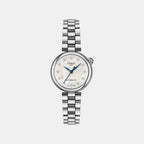 Classic Contemporary Désir Women Automatic Mother Of Pearl Dial Analog Stainless Steel Watch T1522071111600