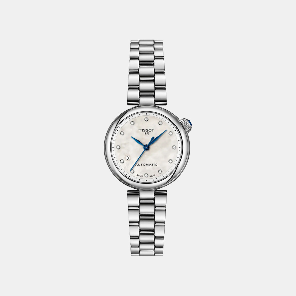 Desir Women Automatic Mother Of Pearl Dial Analog Stainless Steel Watch T1522071111600