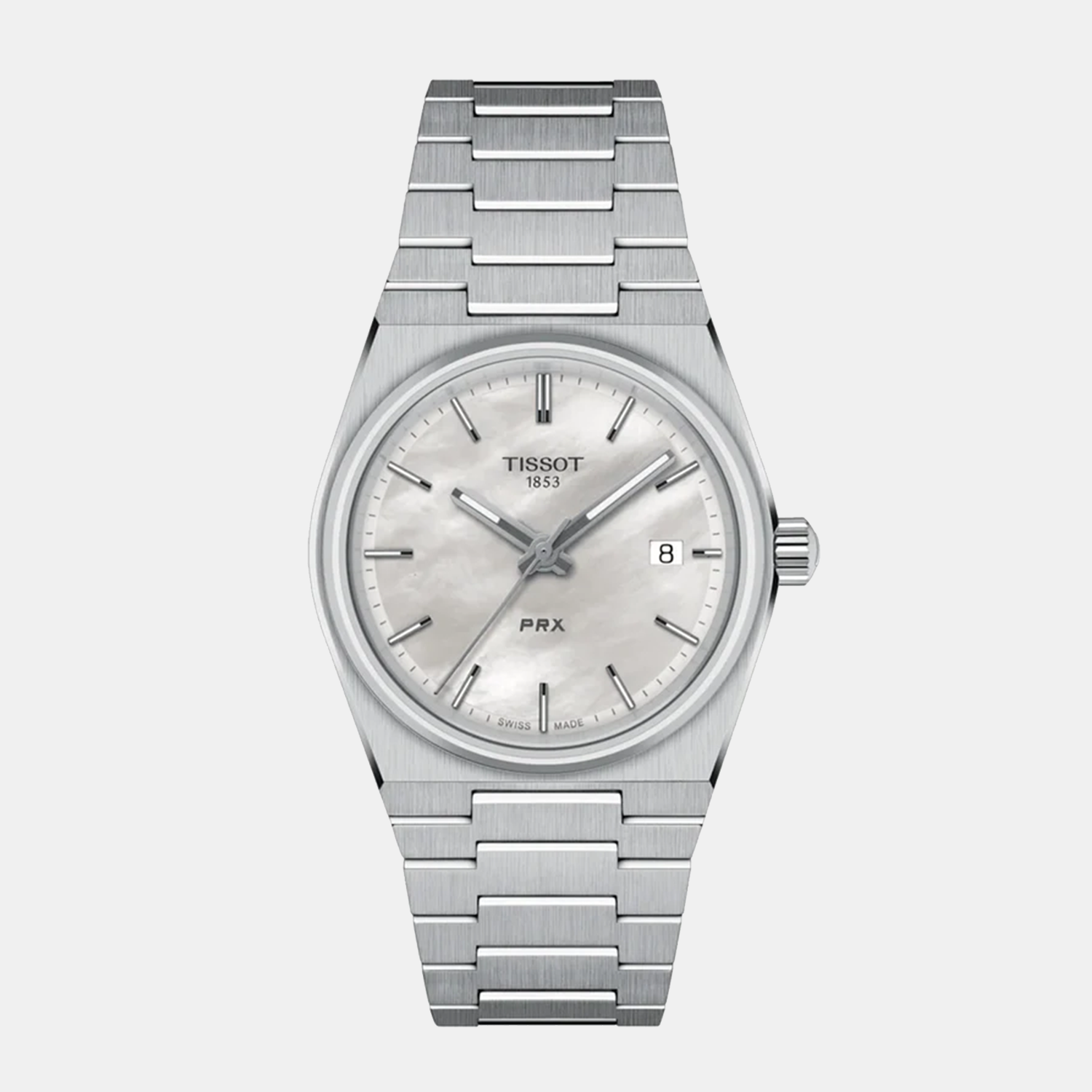 Tissot Tonneau White Mother Of Pearl Analog watch