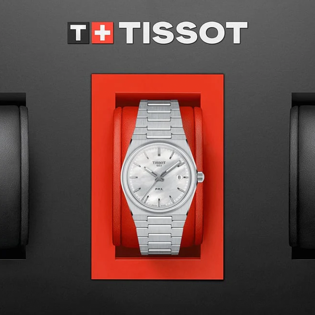 Tissot Stainless Steel White Mother Of Pearl watch