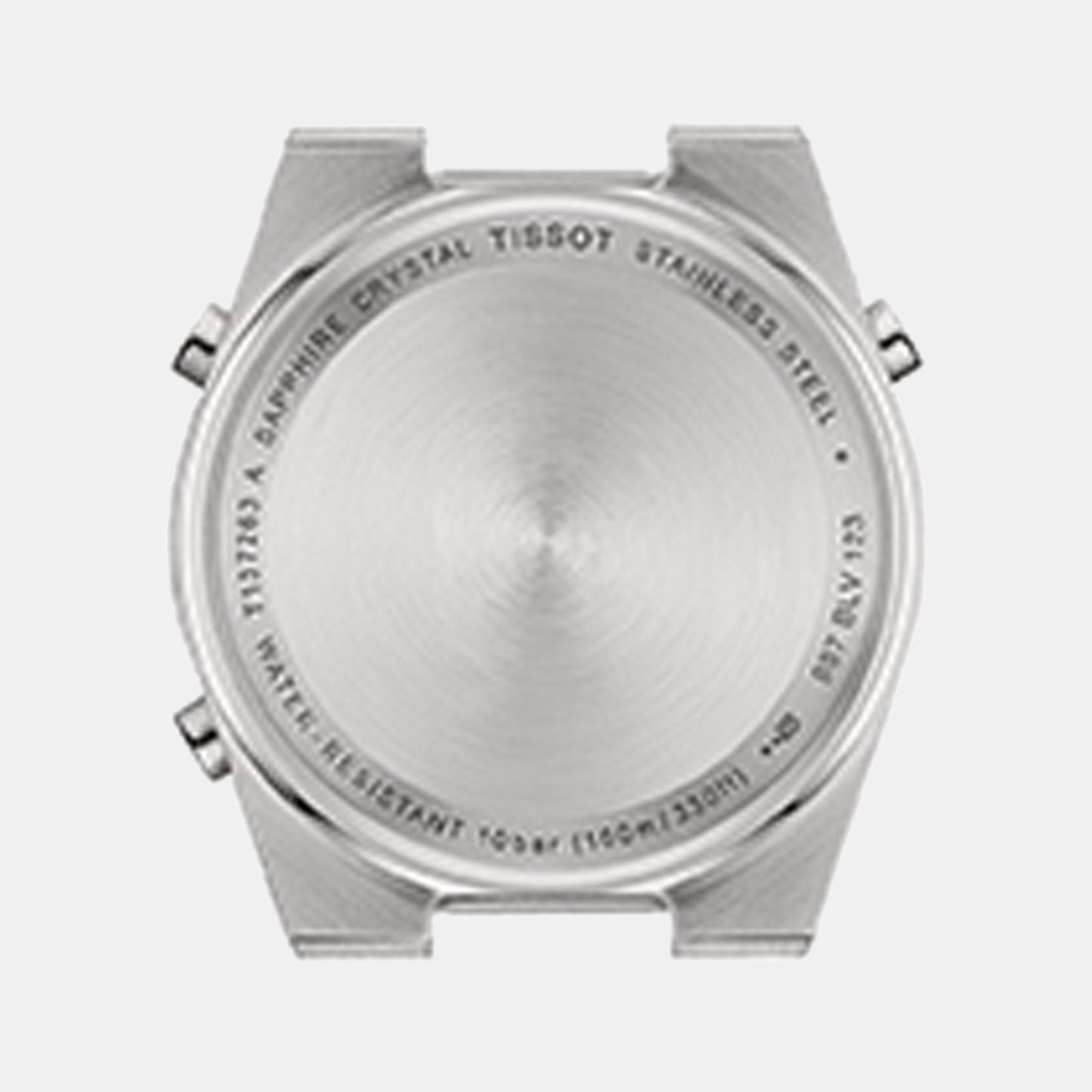 Male Black Digital Stainless Steel Watch T1372631105000