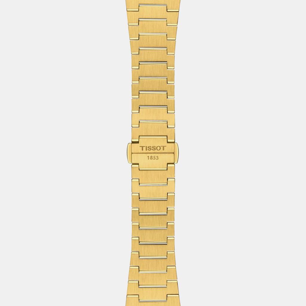 Men Gold Digital Stainless Steel Watch T1372633302000