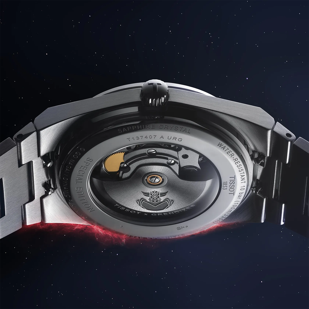 Tissot 40 mm Grey Automatic watch