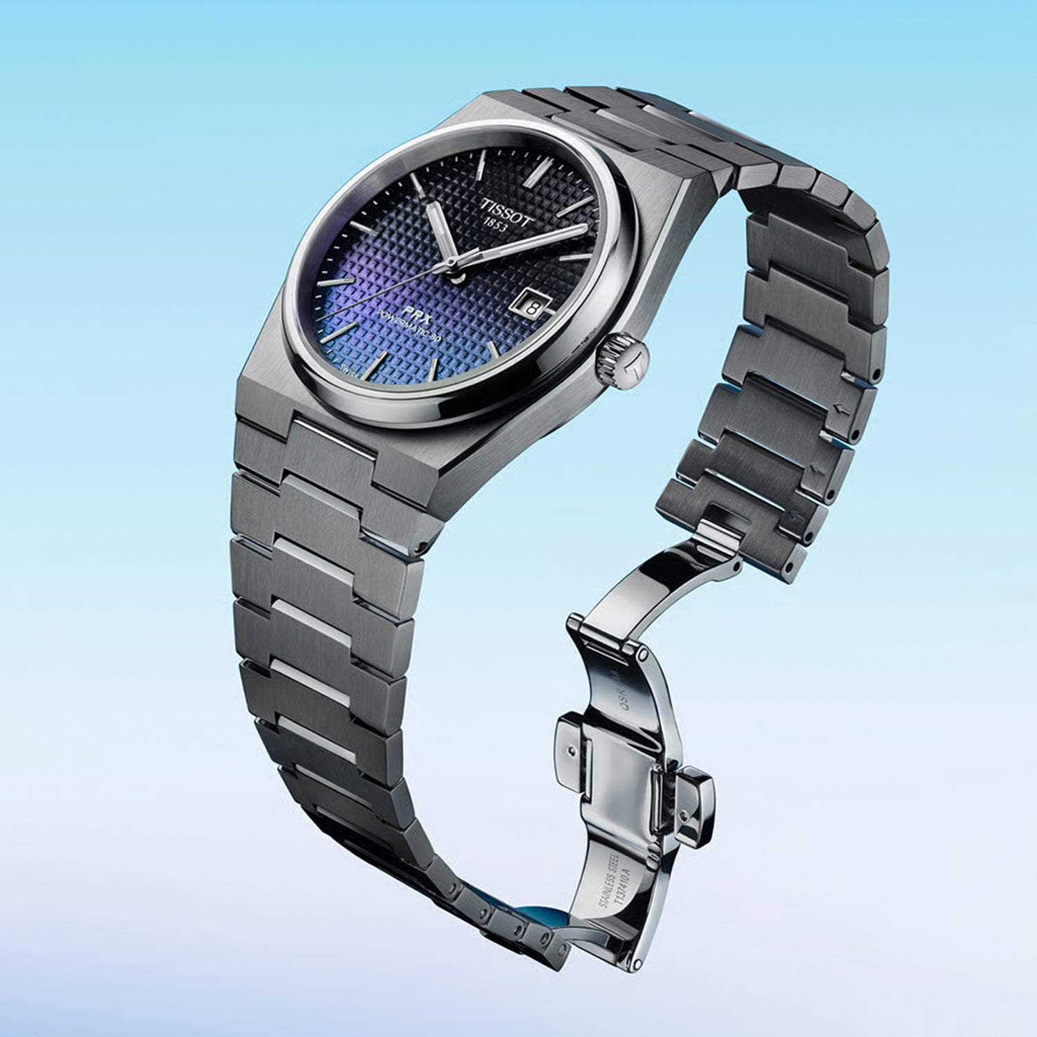 PRX Men Automatic Multicolour Dial Analog Stainless Steel Watch T1374071105101