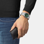 PRX Men Automatic Green Dial Analog Stainless Steel Watch T1374071109100