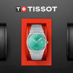 PRX Men Automatic Green Dial Analog Stainless Steel Watch T1374071109101