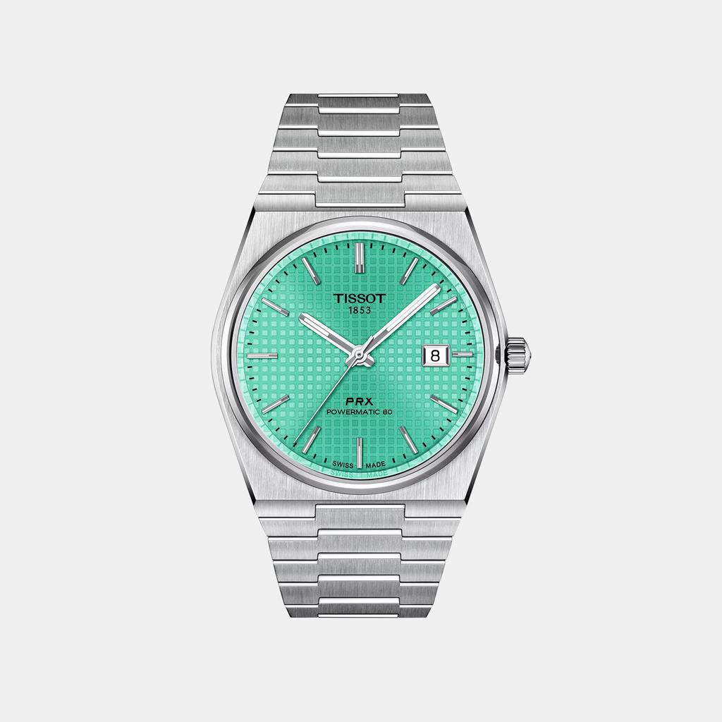 Tissot Round Light Green Analog watch