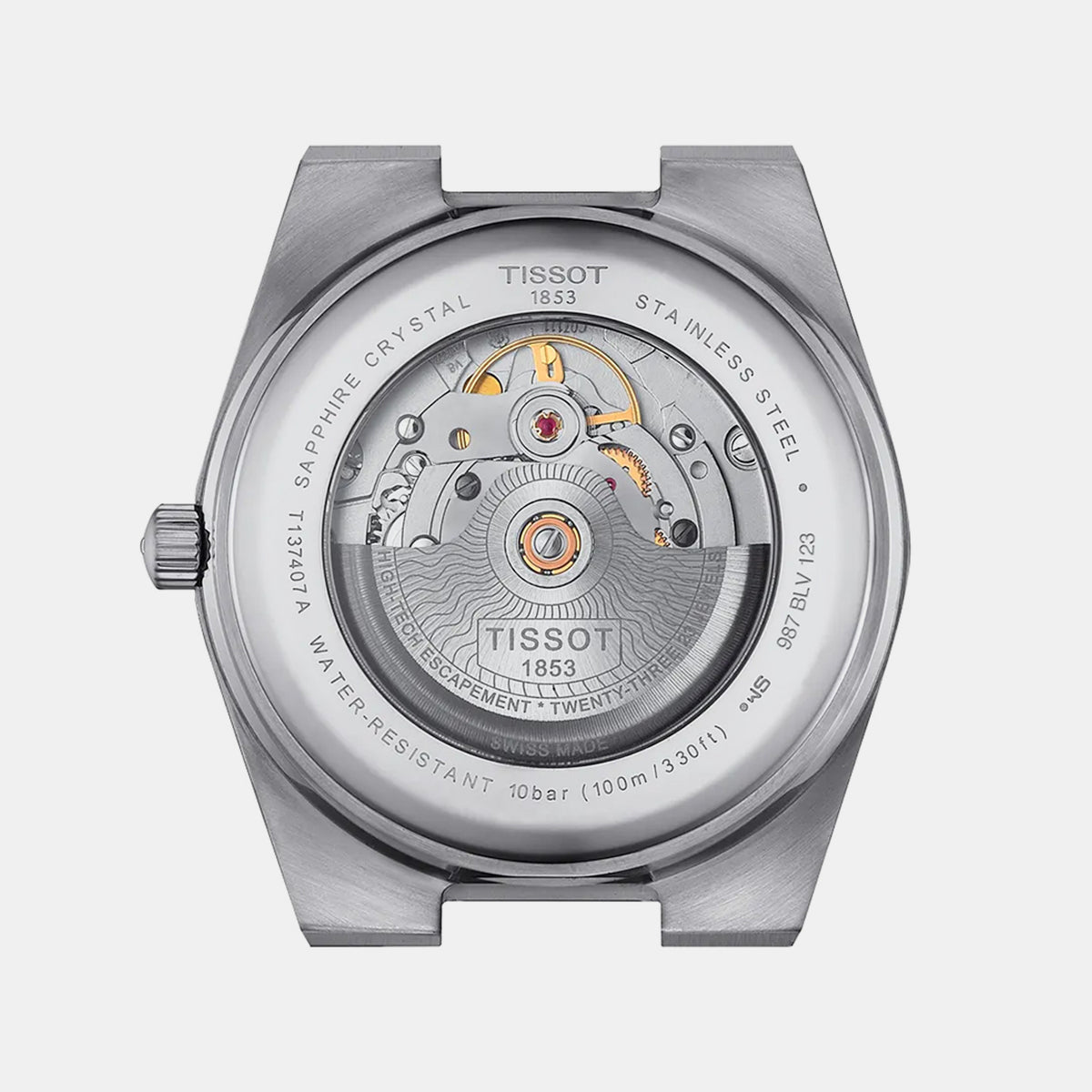 PRX Men Automatic White Dial Analog Stainless Steel Watch T1374071111100