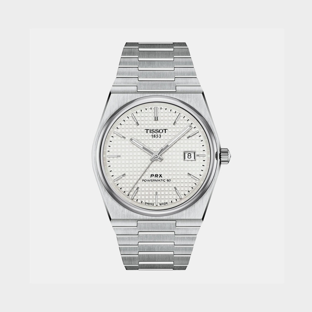 PRX Men Automatic White Dial Analog Stainless Steel Watch T1374071111100