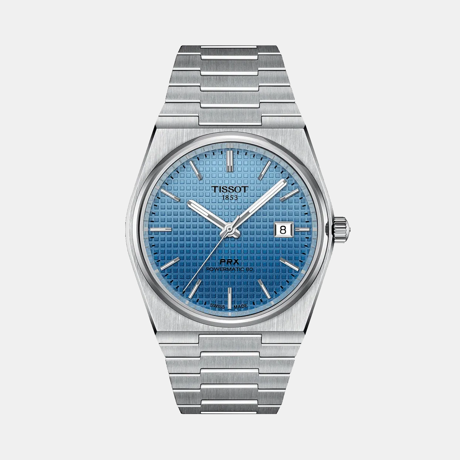 Tissot Tonneau Ice blue chameleon Analog watch