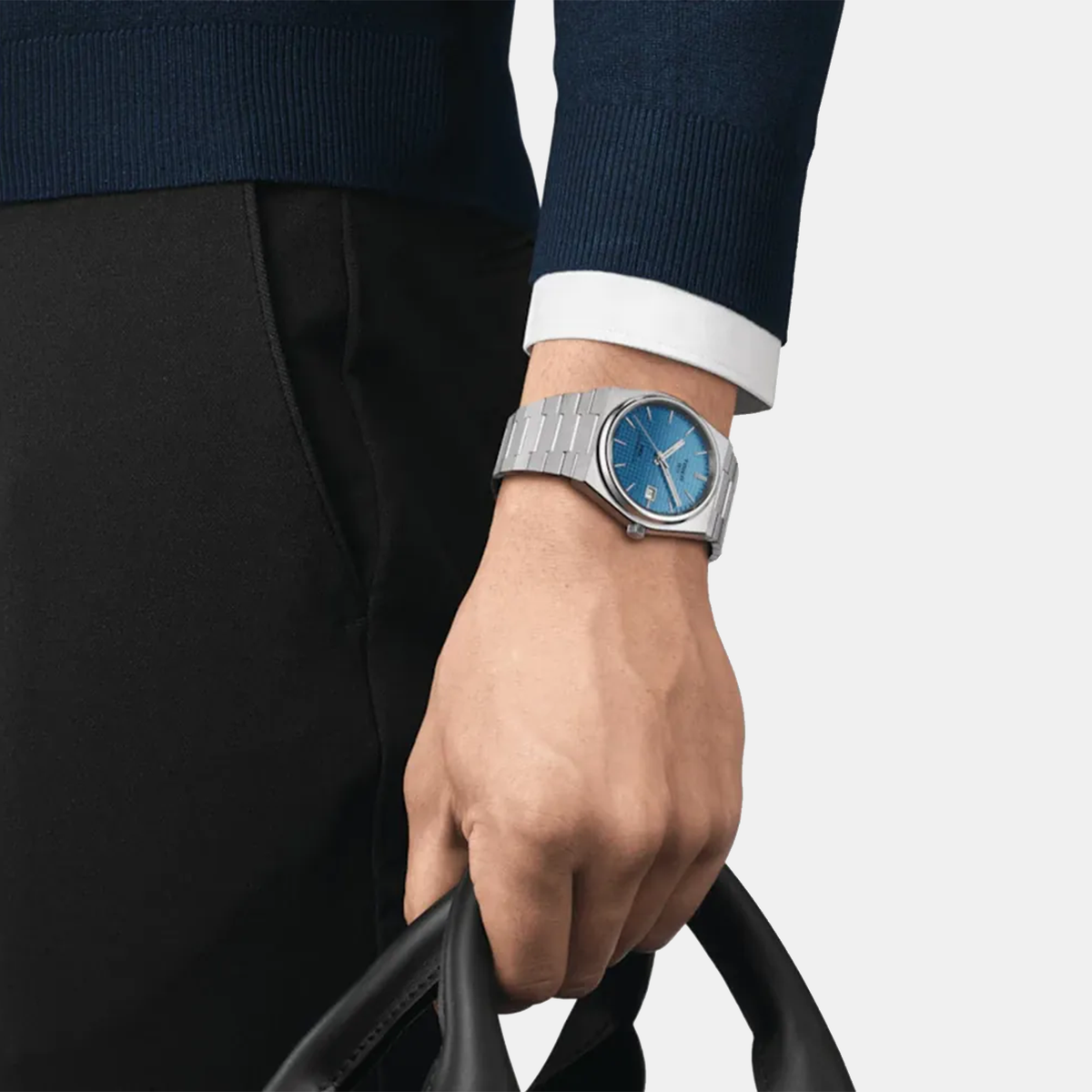 Tissot Stainless steel Tonneau watch