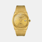 PRX Men Automatic Champagne Dial Analog Stainless Steel Watch T1374073302100