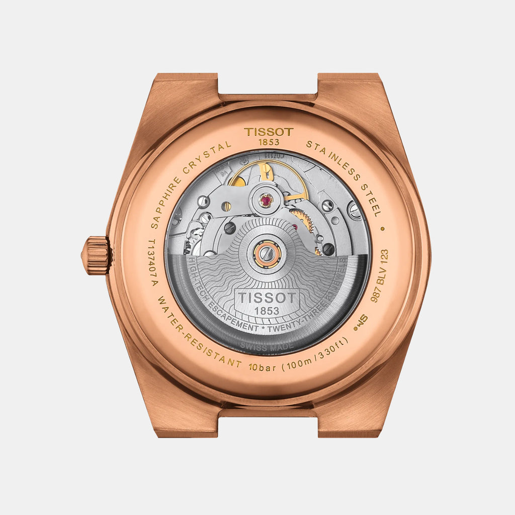 PRX Men Automatic Blue Dial Analog Stainless Steel Watch T1374073304100