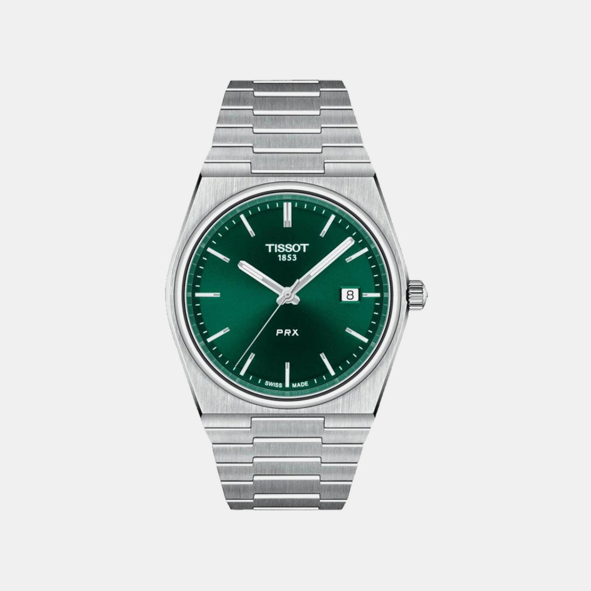 PRX Men Quartz Green Dial Analog Stainless Steel Watch T1374101109100