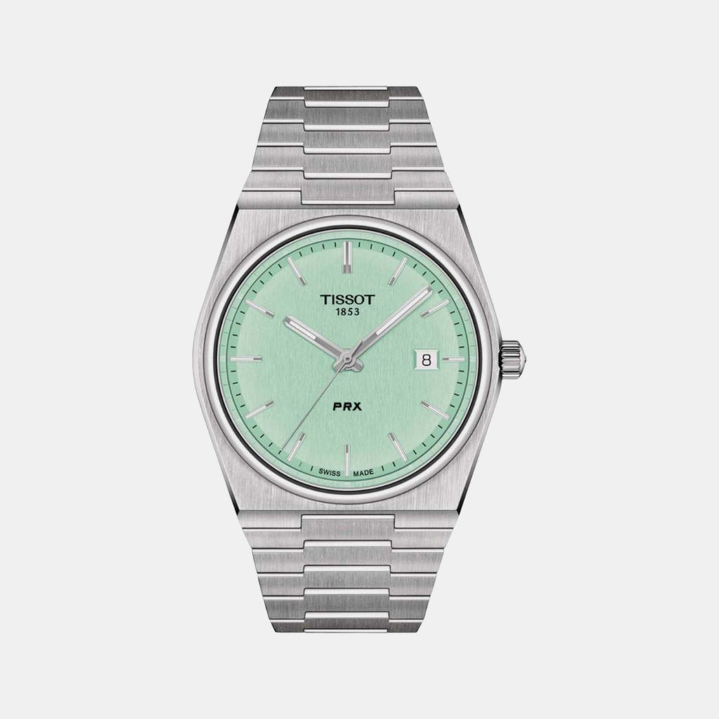 PRX Men Quartz Light Green Dial Analog Stainless Steel Watch T1374101109101