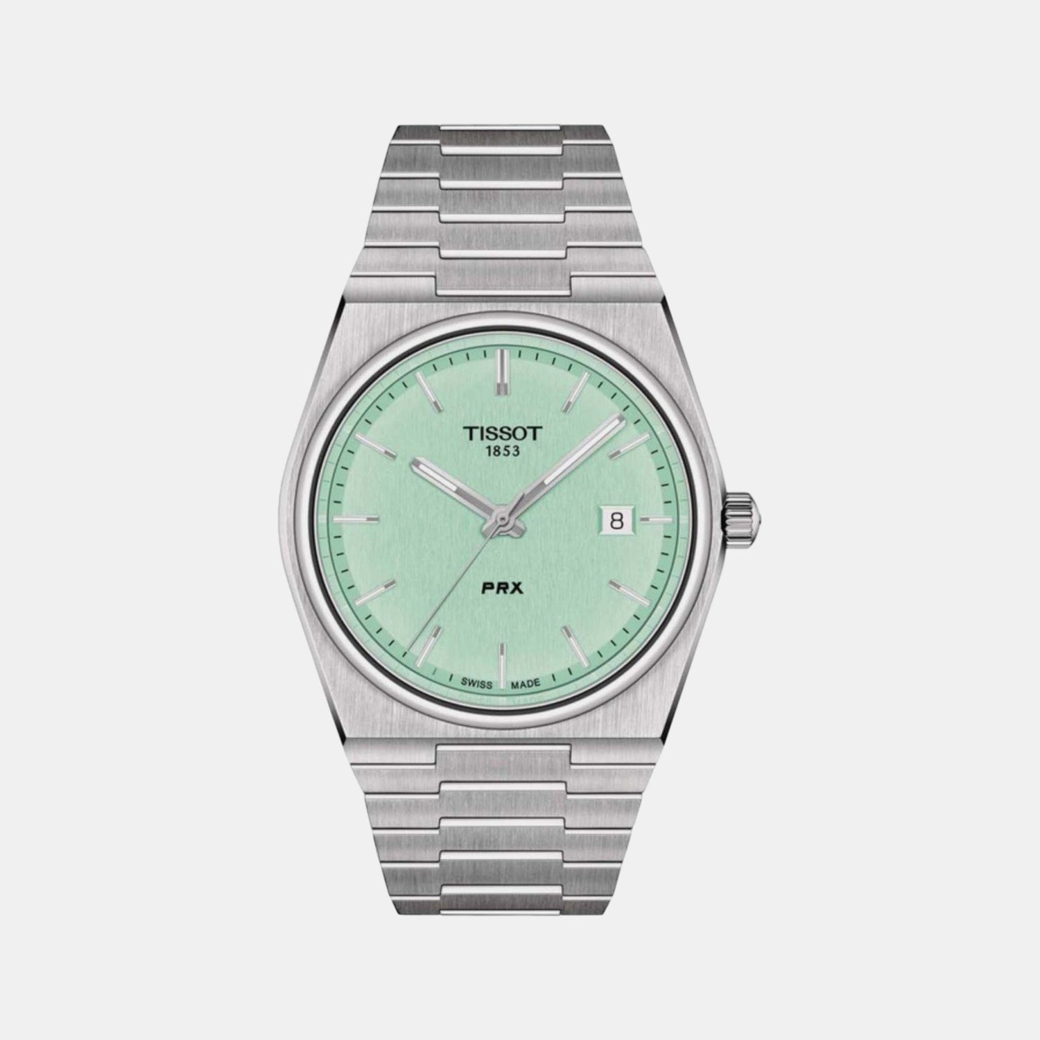 PRX Men Quartz Light Green Dial Analog Stainless Steel Watch T1374101109101