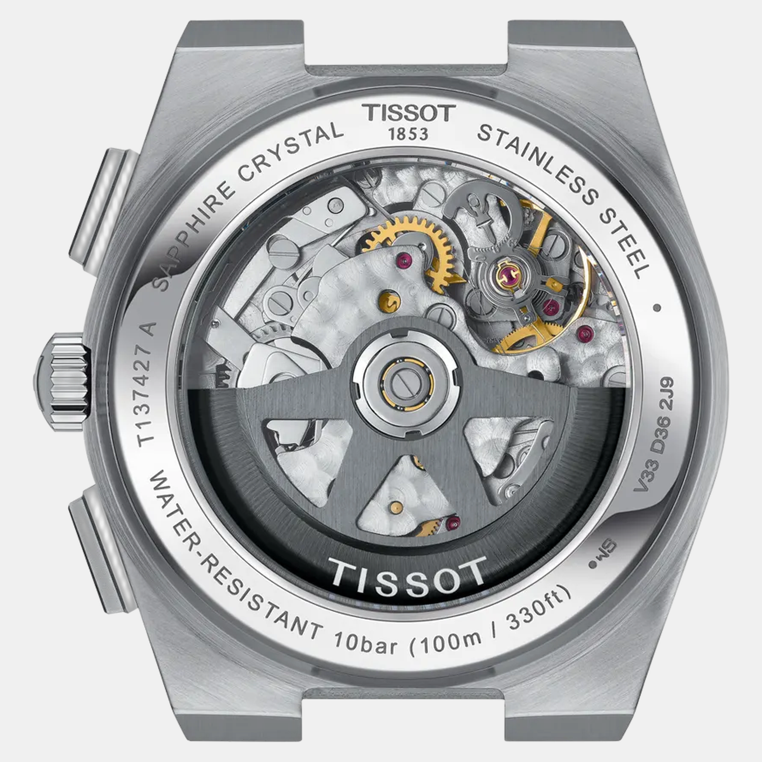 Prx Men Automatic White Dial Chronograph Stainless Steel Watch T1374271101101