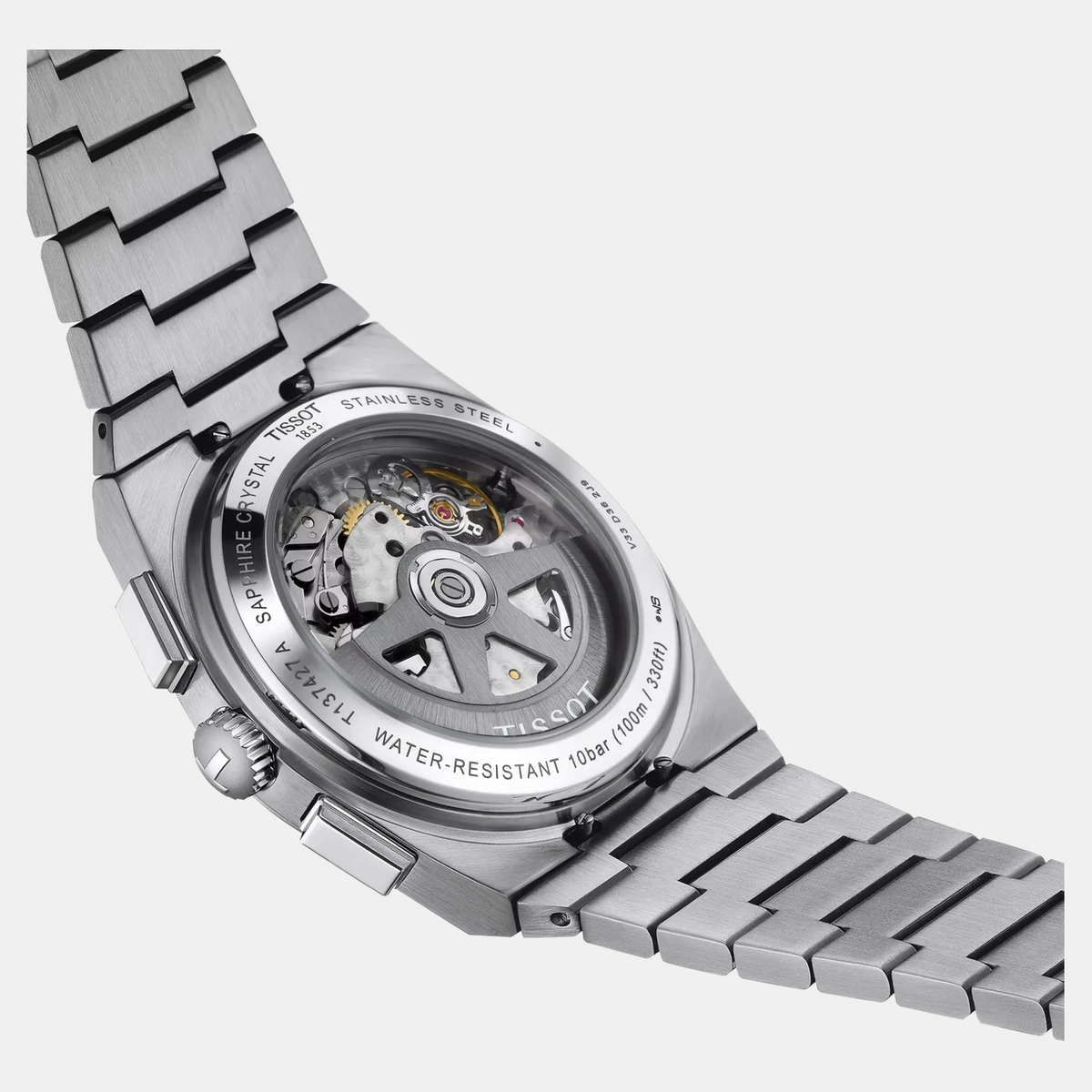 Prx Men Automatic White Dial Chronograph Stainless Steel Watch T1374271101101