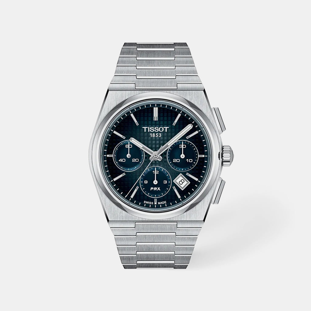 Prx Men Automatic Blue Dial Chronograph Stainless Steel Watch T1374271104101
