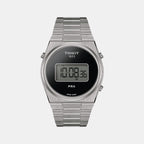 PRX Men Quartz Black Dial Digital Stainless Steel Watch T1374631105000