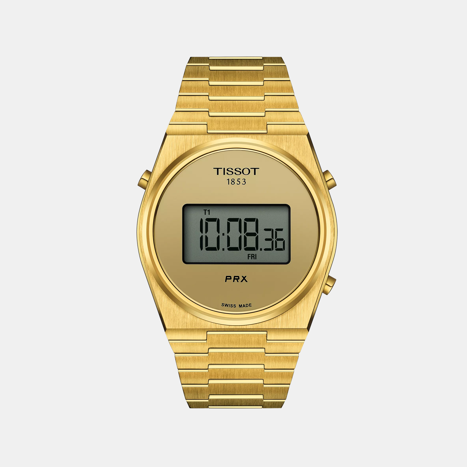 Tissot Tonneau Gold Analog-Digital watch