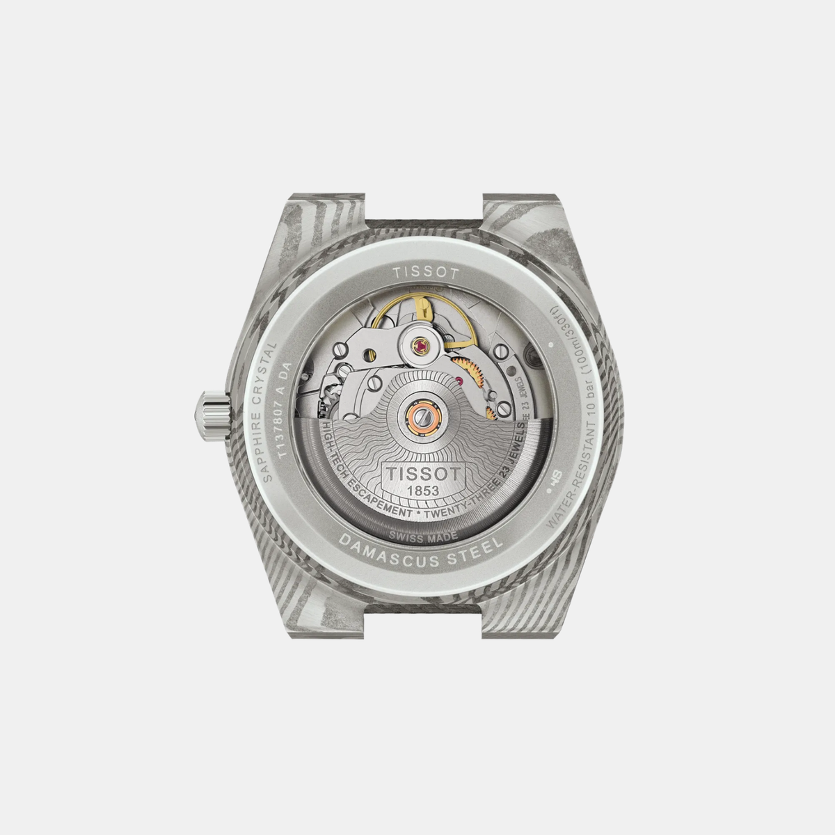 PRX Unisex Automatic Grey Dial Analog Leather Watch T1378079608100