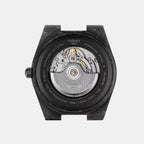 PRX Men Automatic Black Carbon Dial Analog Rubber Watch T1379079720100