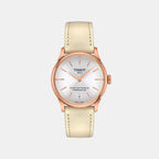 Chemin Des Tourelles Women Automatic Silver Dial Analog Leather Watch T1392073603100