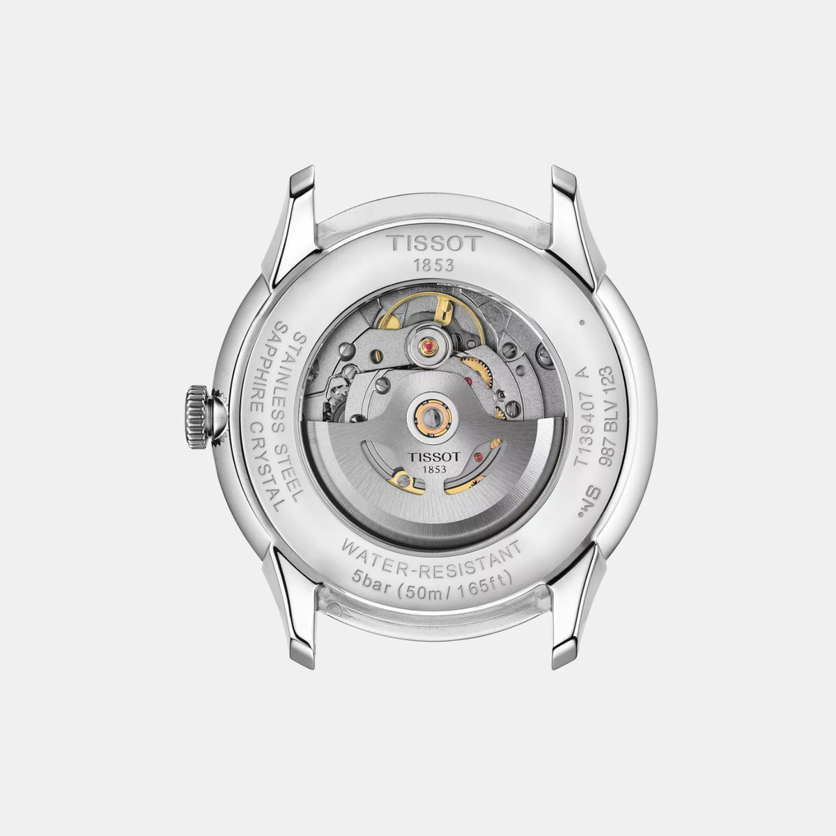Chemin Des Tourelles Men Automatic Grey Dial Analog Stainless Steel Watch T1394071106800