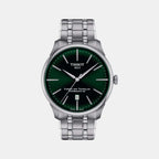 Chemin Des Tourelles Men Automatic Green Dial Analog Stainless steel Watch T1394071109100
