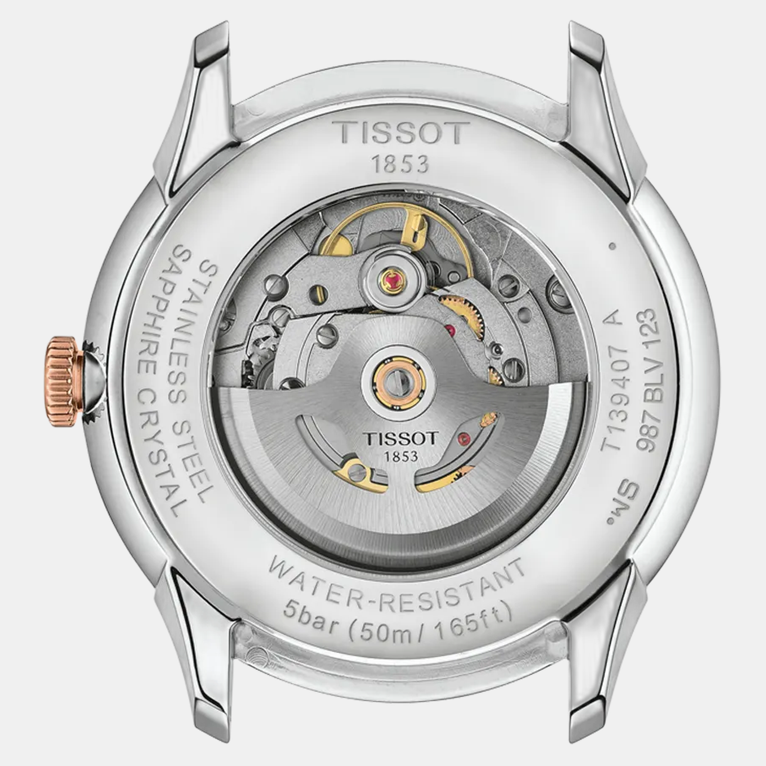 Chemin Des Tourelles Men Automatic Silver Dial Analog Stainless Steel Watch T1394072203800