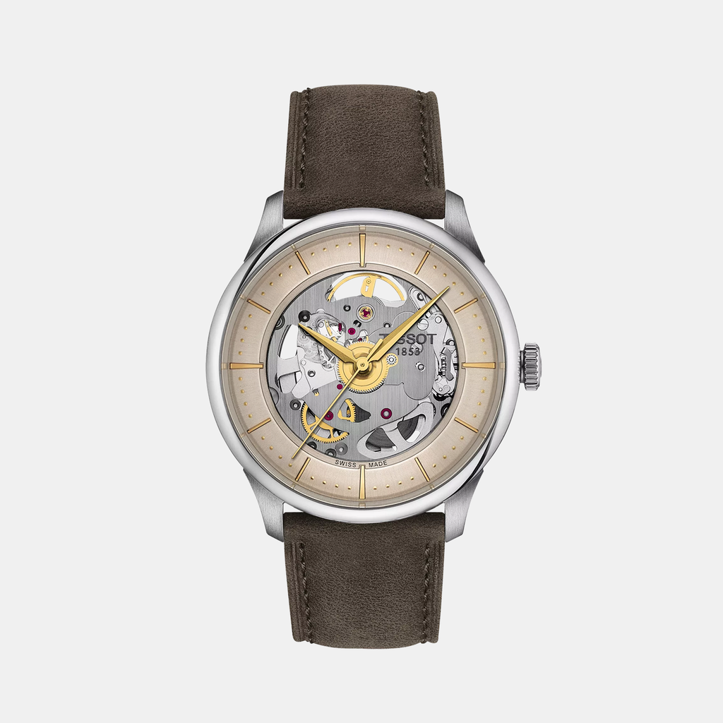 Tissot Round Ivory Analog watch